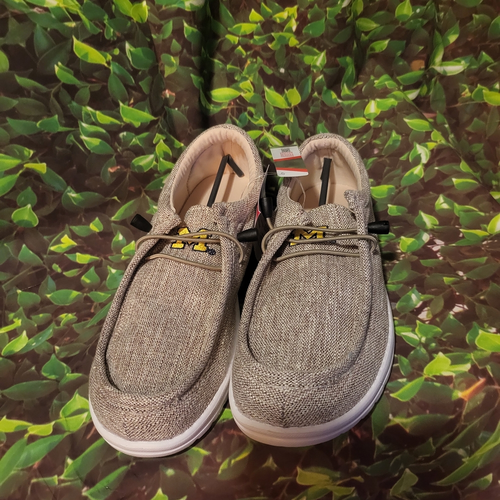 Stylish Tan Michigan Loafers with White Soles